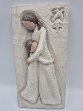 Willow tree moder and daughter plaque